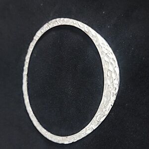 Hammered Finish Bangle Bracelet